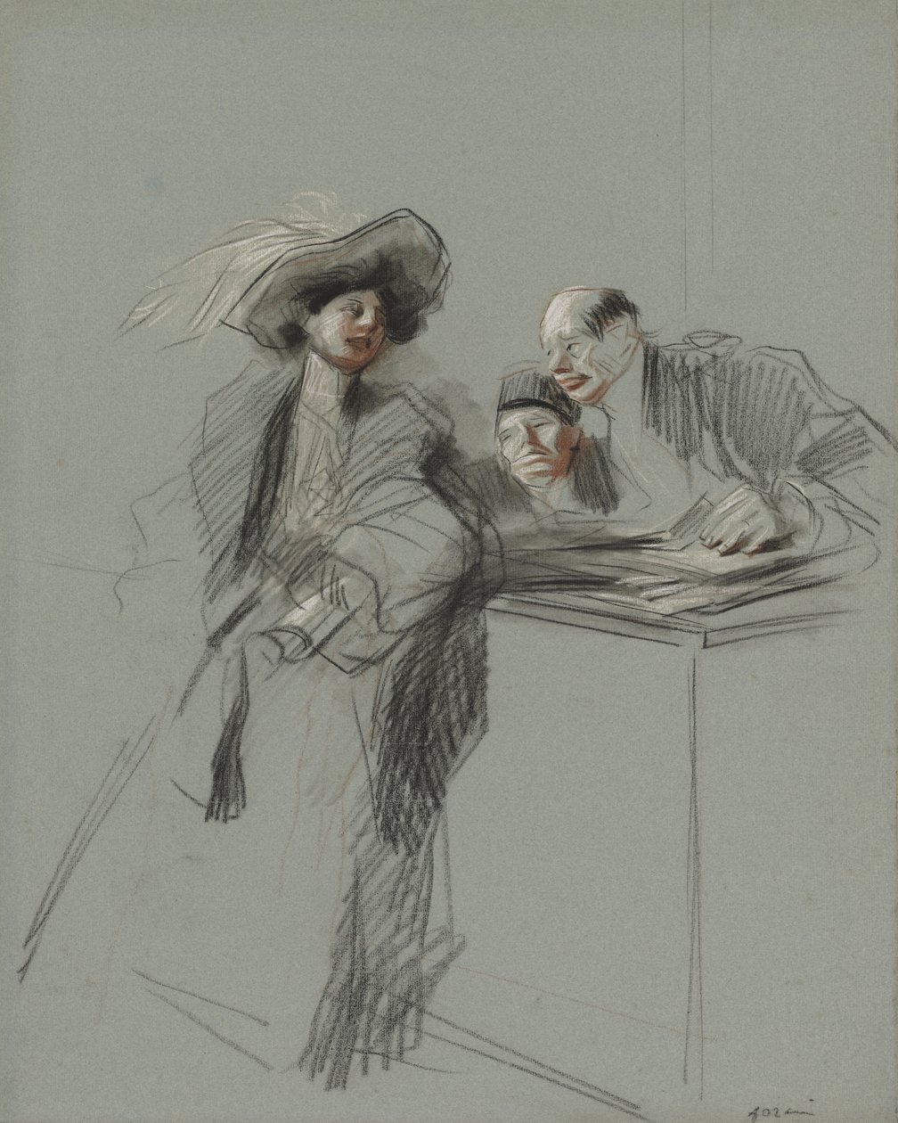 Klient od Jean Louis Forain