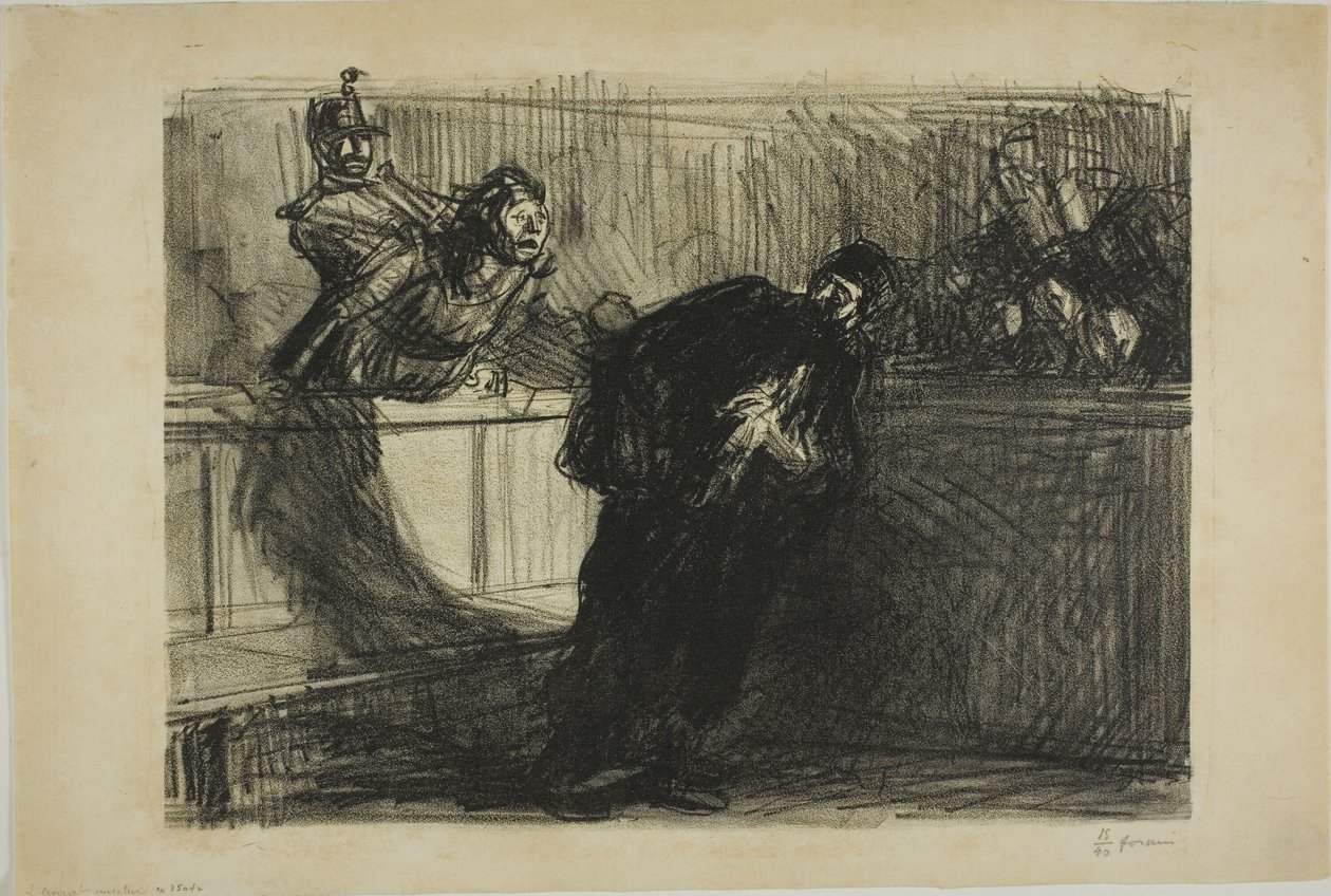 Zneužívaný právník od Jean Louis Forain