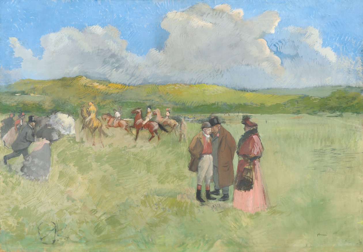 Závodní dráha od Jean Louis Forain