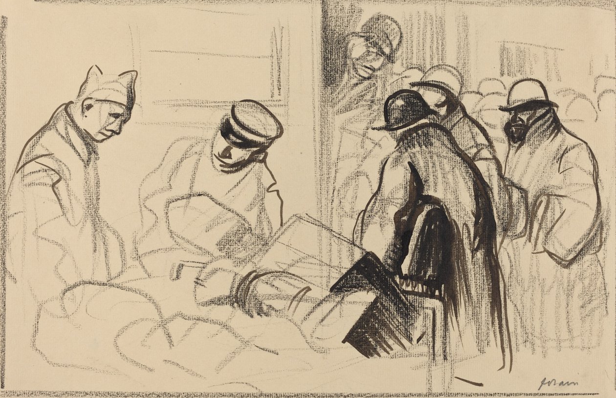 Vlak do Bernu od Jean Louis Forain