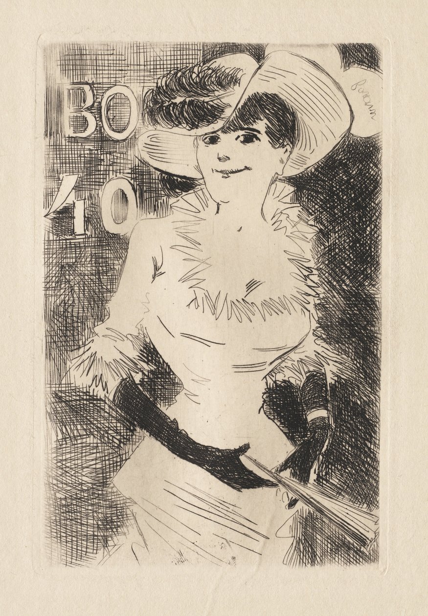 The Walker, 1880-86. od Jean Louis Forain