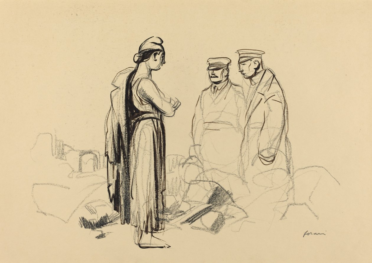 Směrem k míru, c. 19141919. od Jean Louis Forain