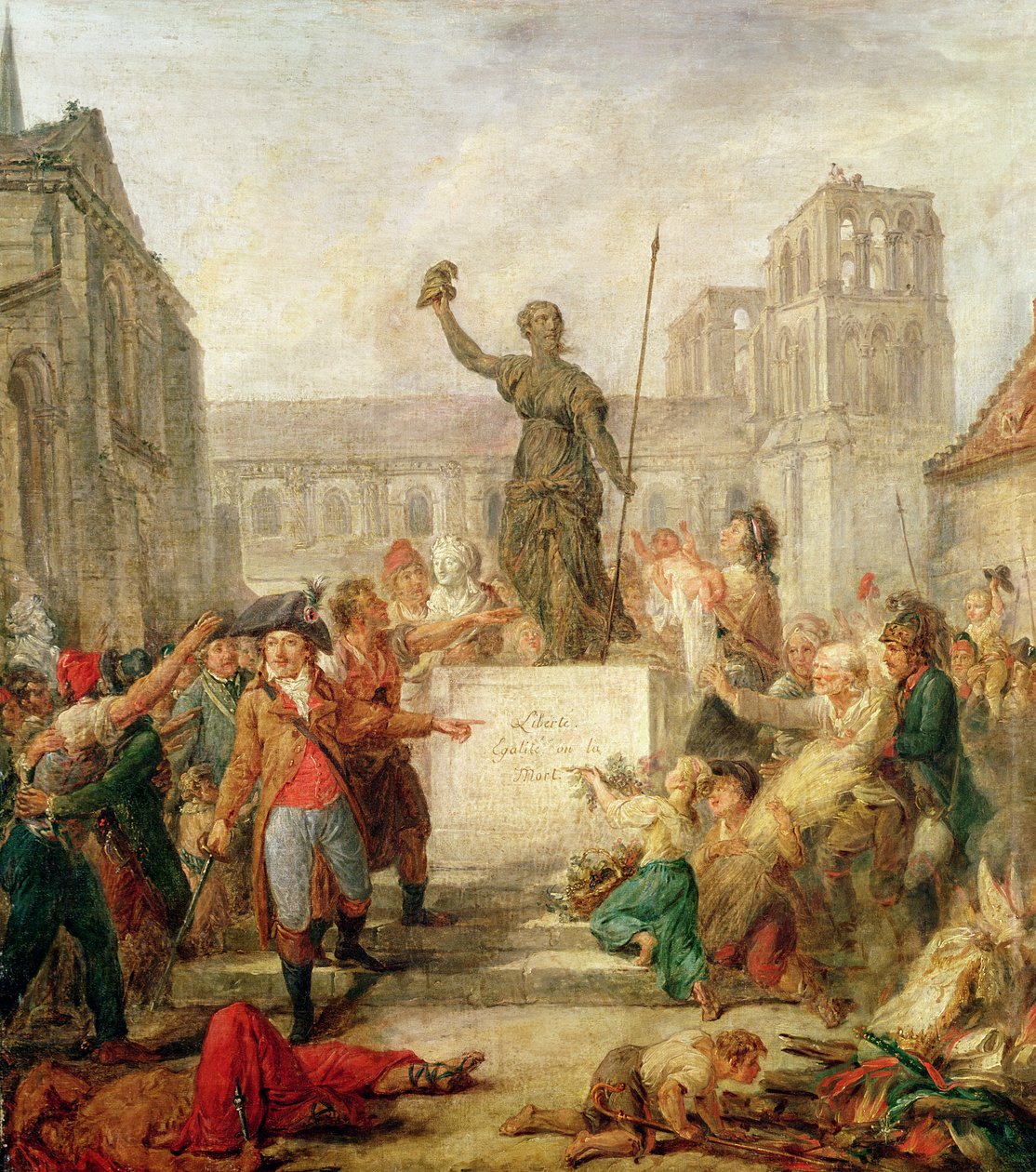 Přísaha svobody od Jean Louis Joseph Hoyer