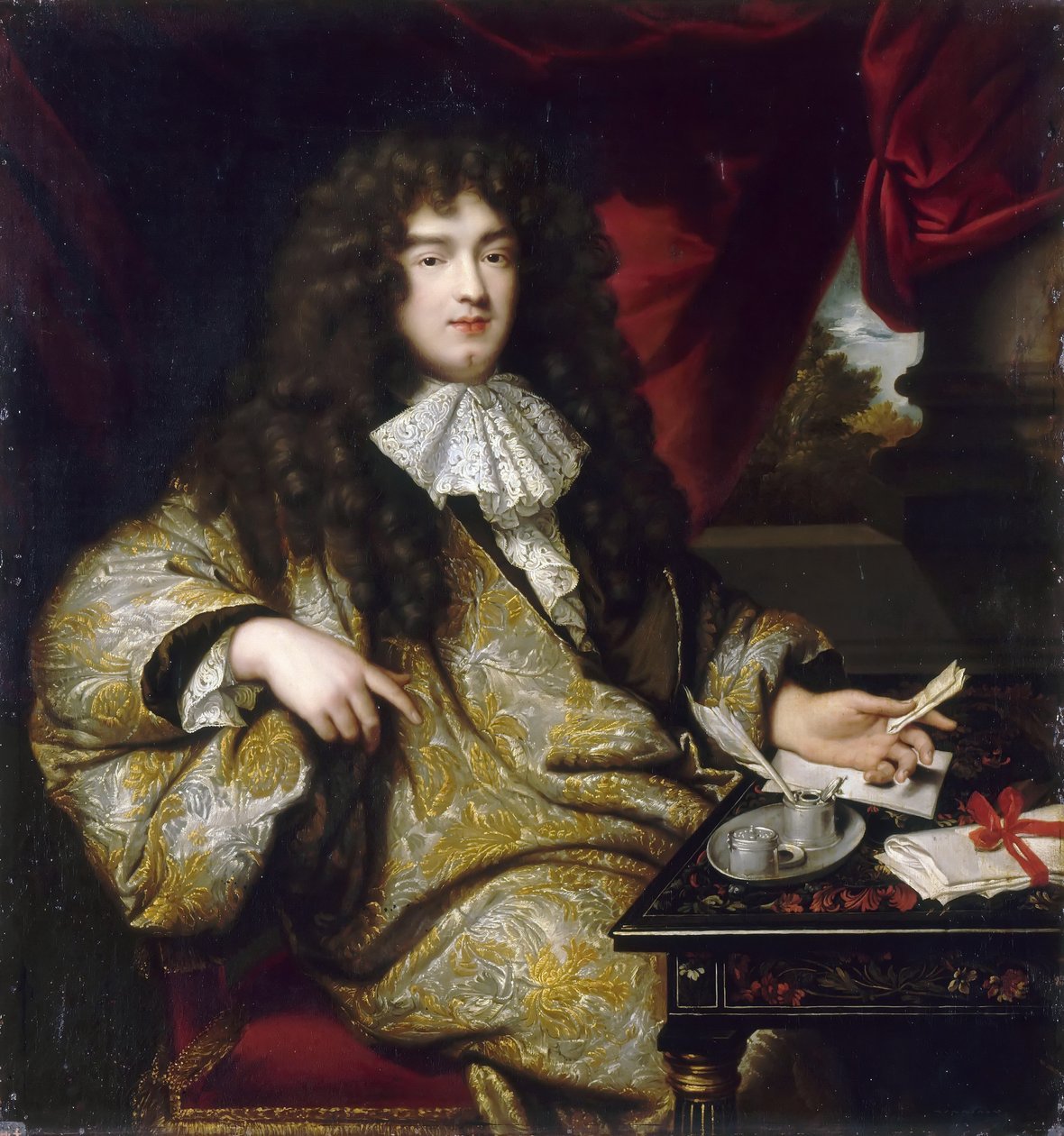 Jean-Baptiste Colbert, markýz de Seignelay 1651-1690 od Jean Marc Nattier