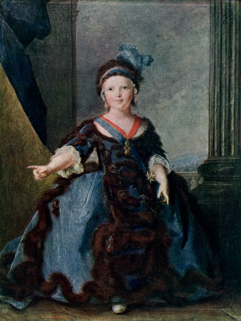 Ludvík Francouzský, 1754, 1910 od Jean Marc Nattier