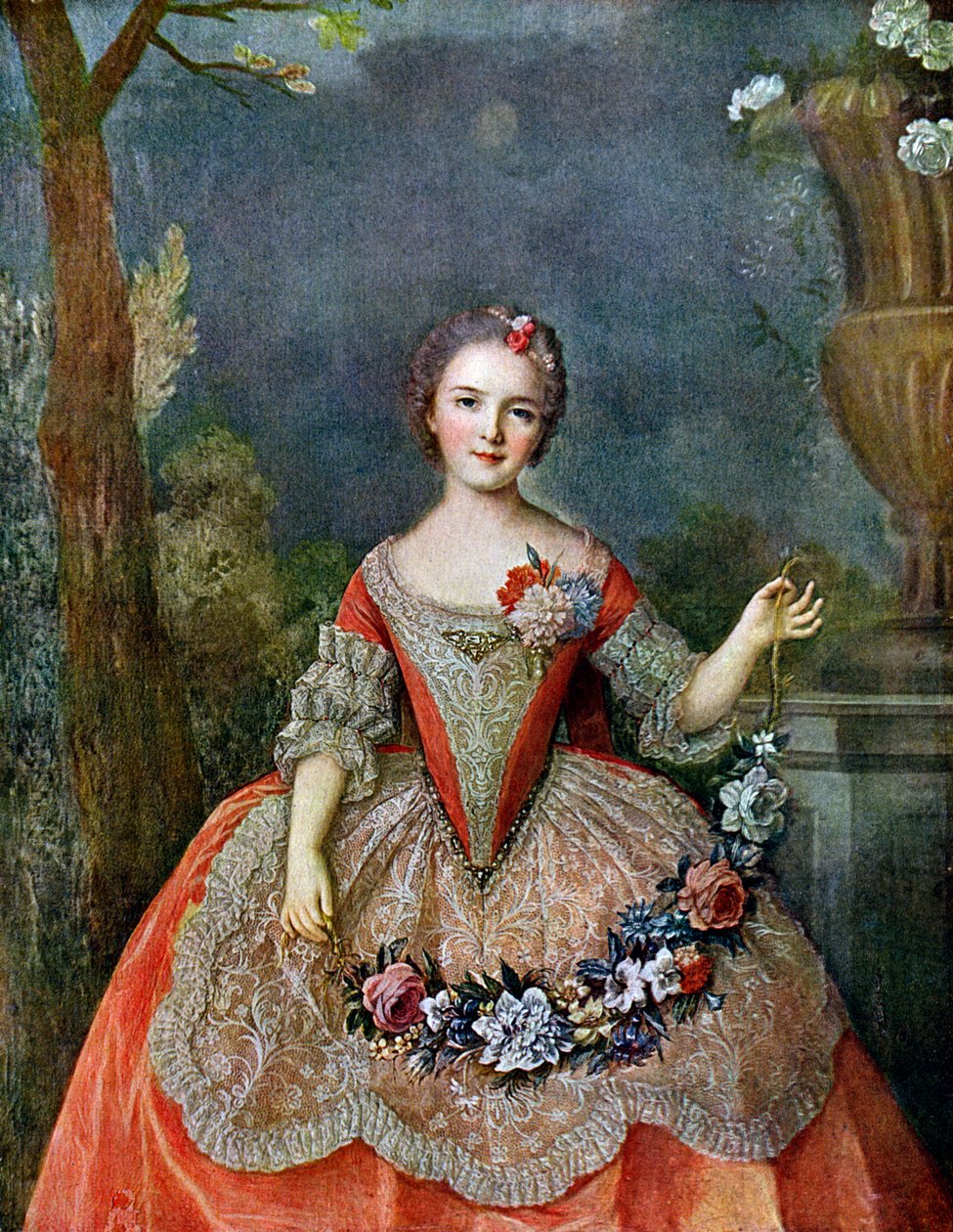 Madame de Beaujolais, 18. století 1910. od Jean Marc Nattier