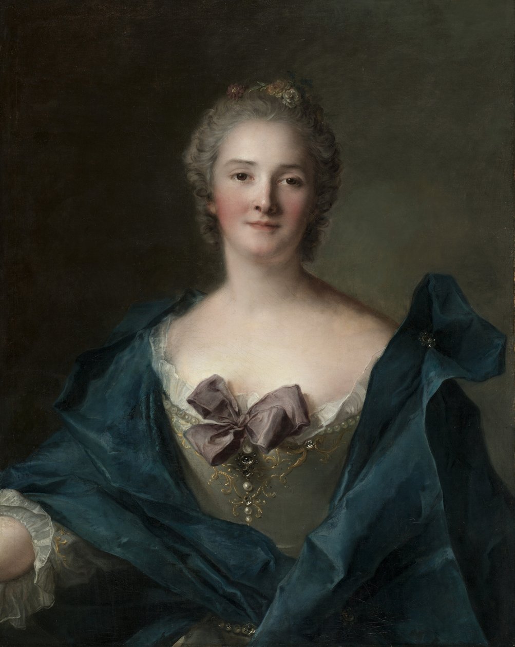 Portrét ženy, c.1748 od Jean Marc Nattier