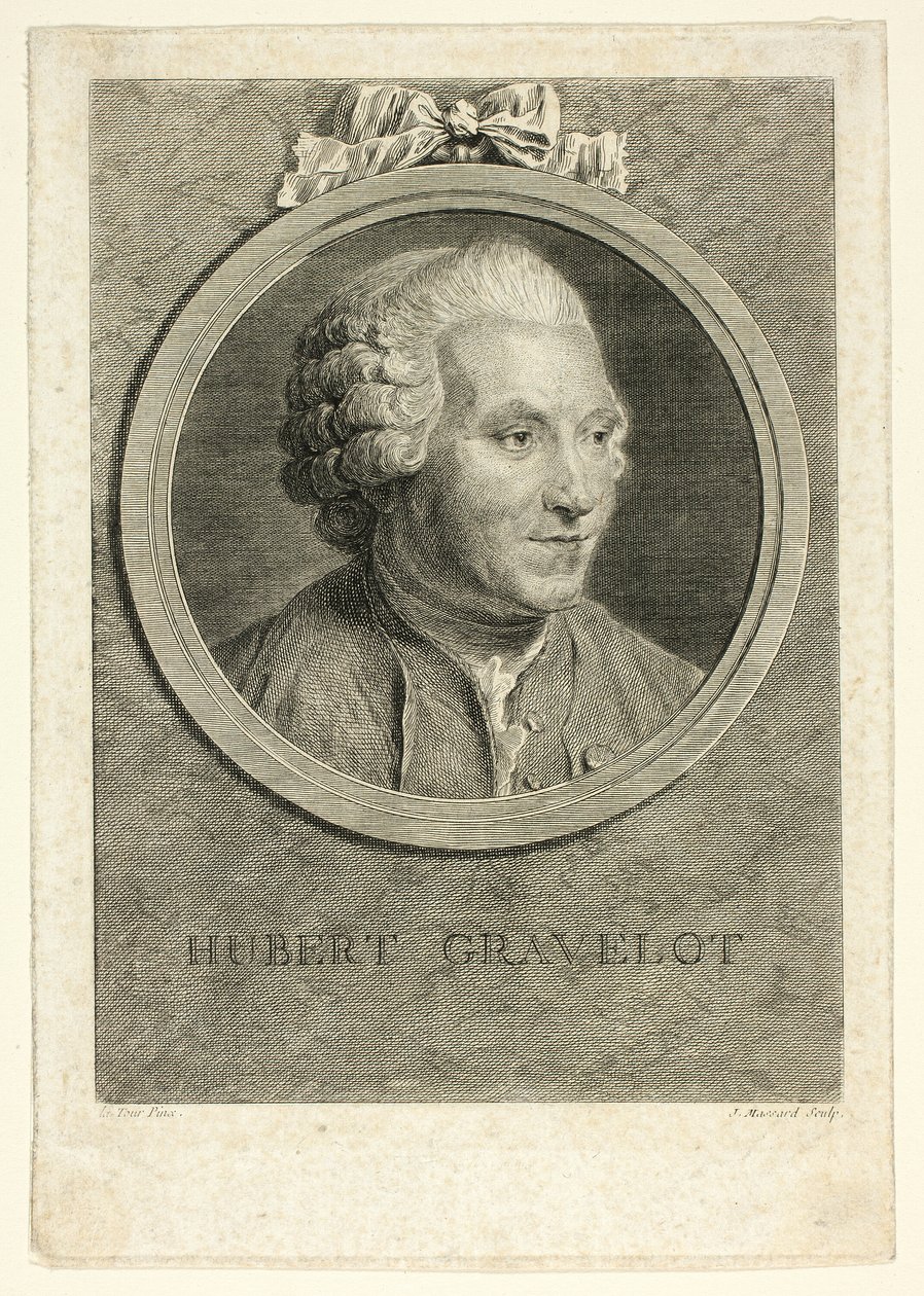 Portrét Huberta Gravelota od Jean Massard