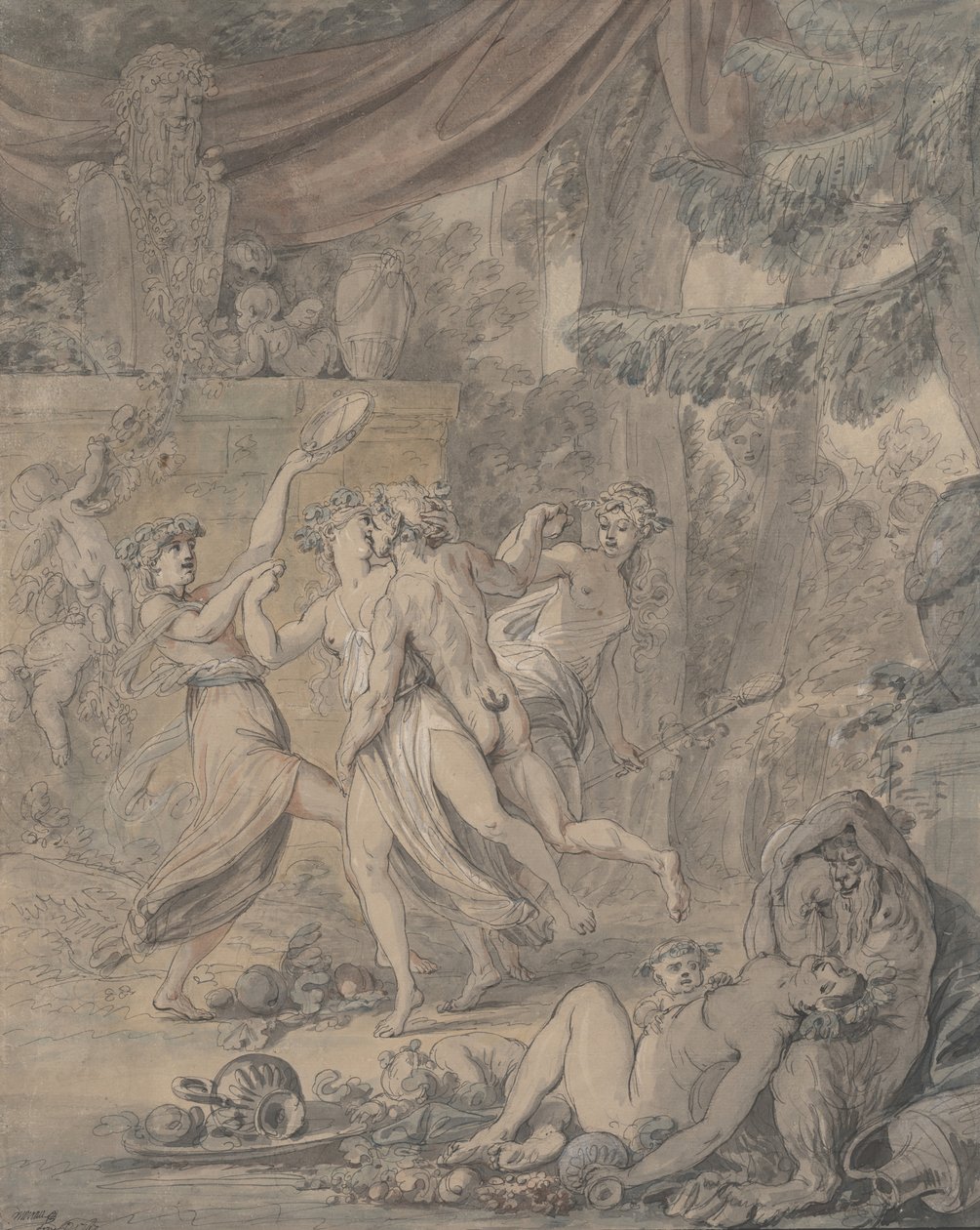 Bachnale, 1767. od Jean Michel Moreau