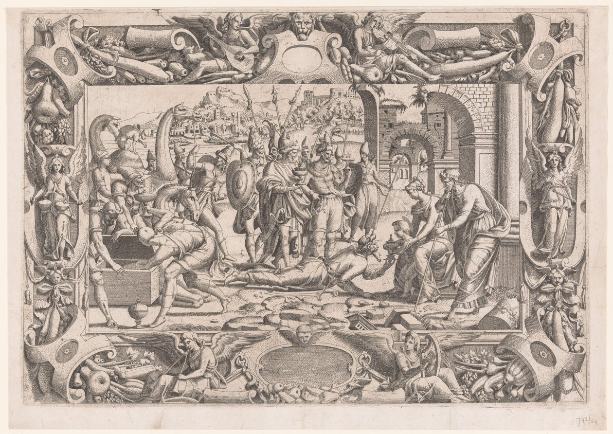 Klanění králů od Jean Mignon (attributed to)