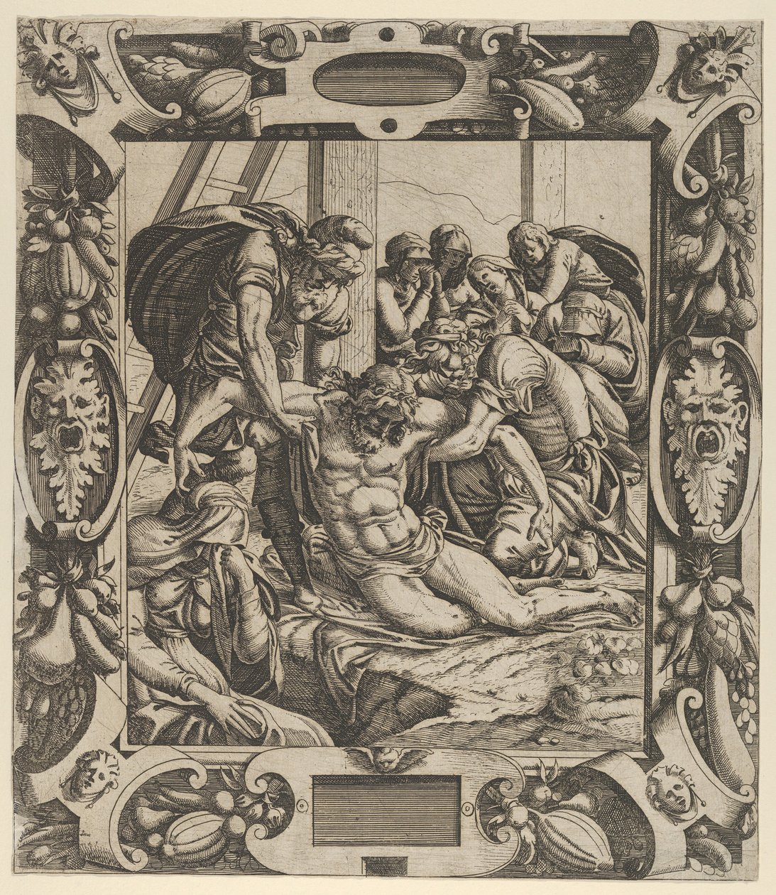 Složení kříže, ca. 1544. od Jean Mignon