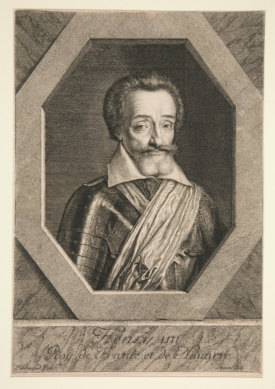 Jindřich IV., král Francie od Jean Morin