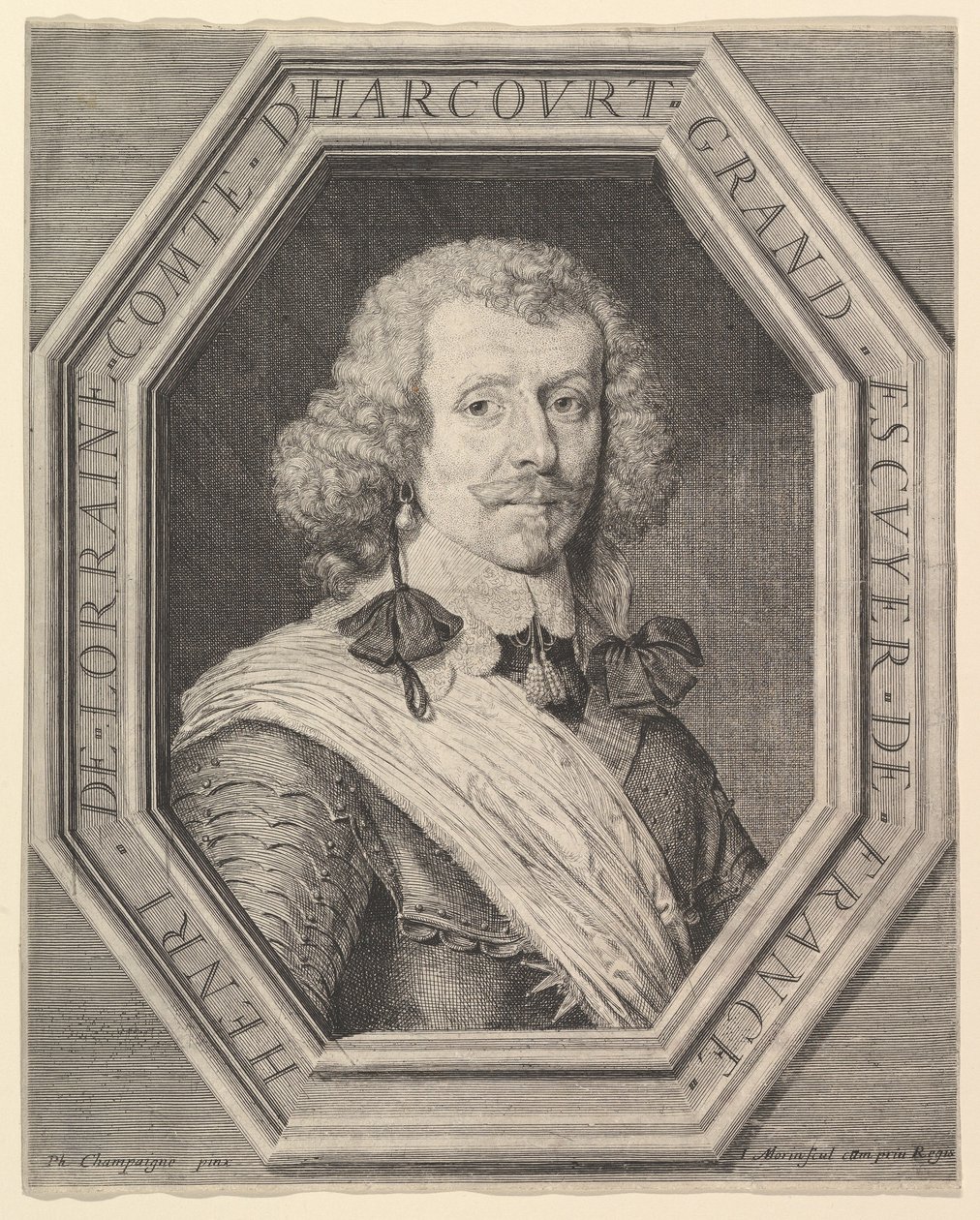Jindřich Lotrinský, hrabě z Harcourt. od Jean Morin
