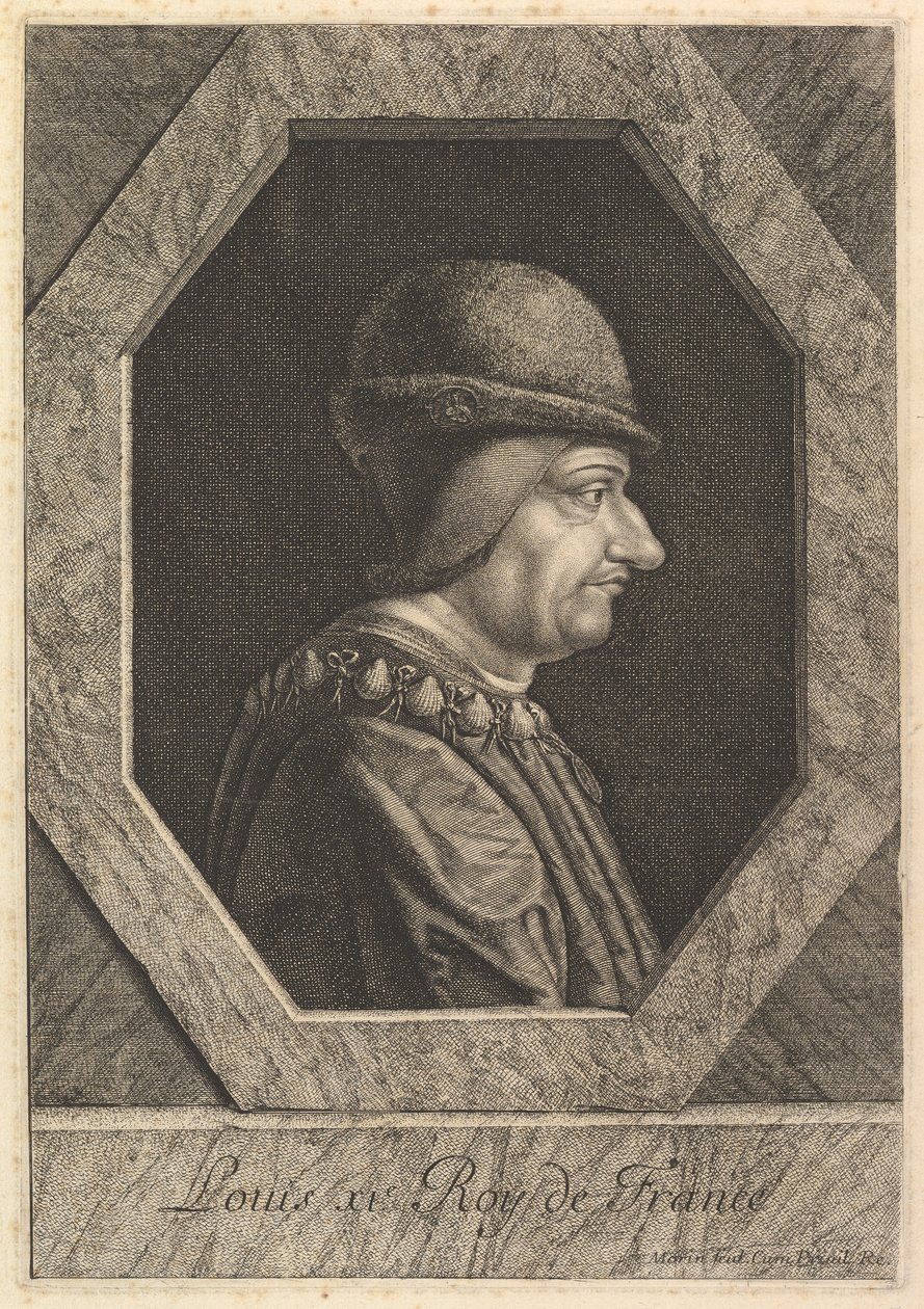 Ludvík XI., král Francie. od Jean Morin