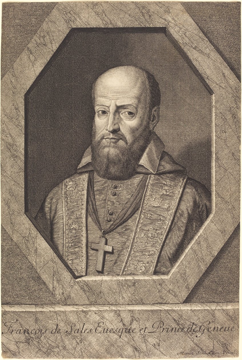 Svatý František Saleský od Jean Morin