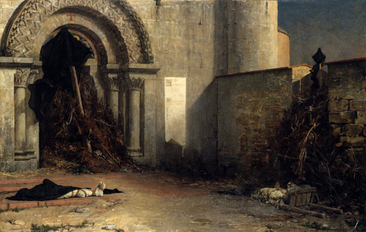 Interdikt, 1875. od Jean Paul Laurens