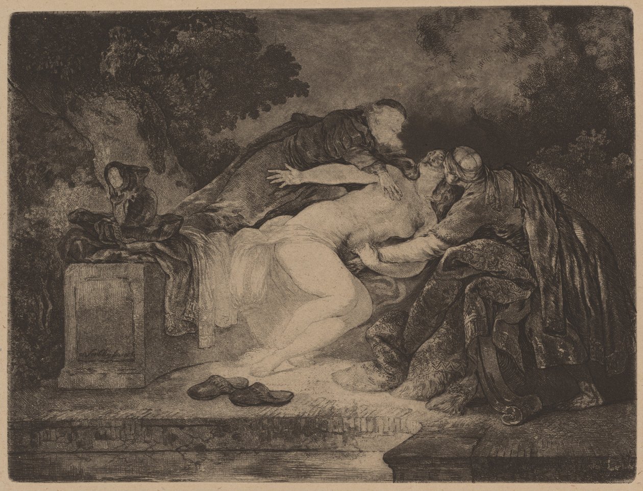 Susannah a starší od Jean Pierre Norblin