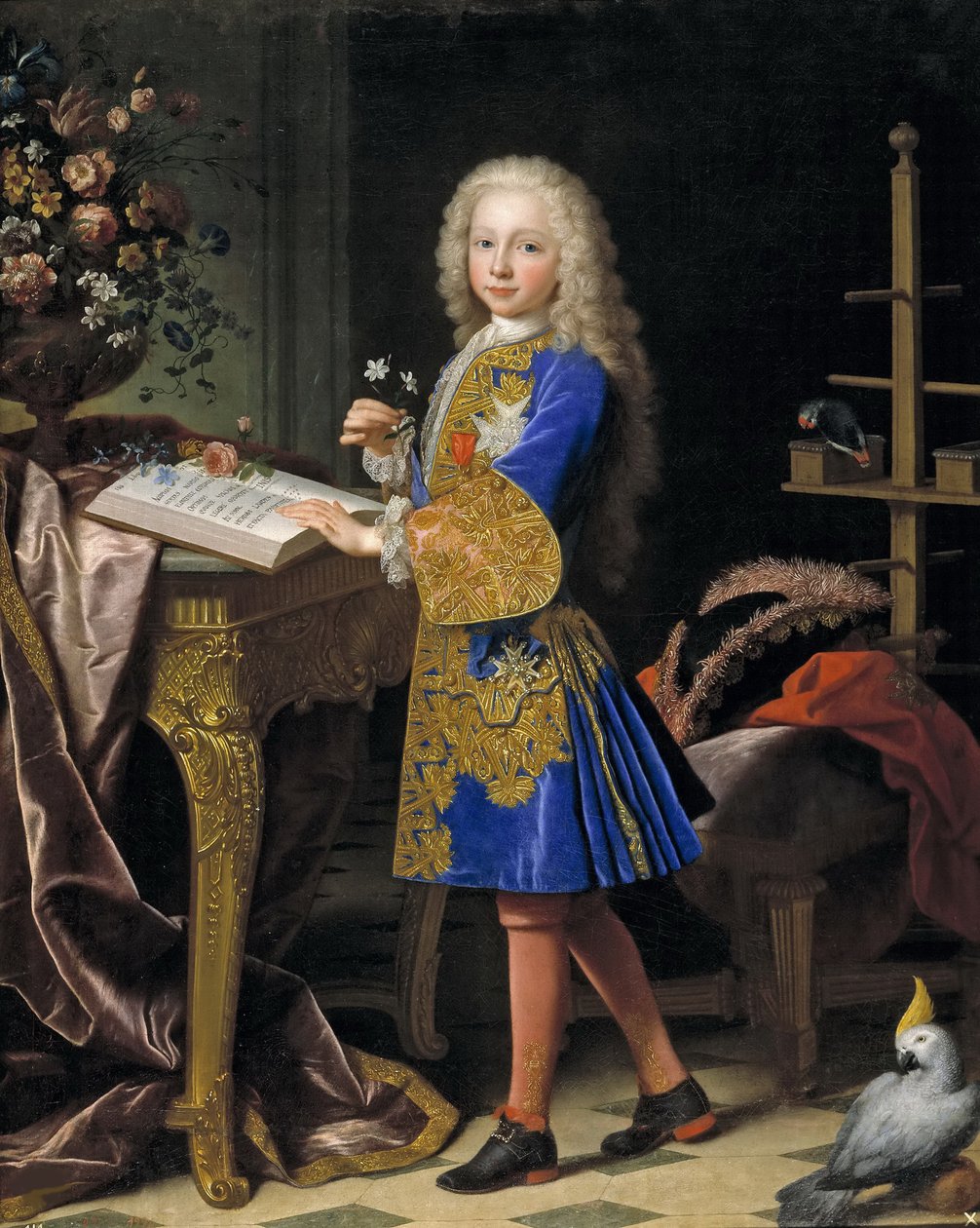 Karel III Španělska jako dítě, 1724. od Jean Ranc