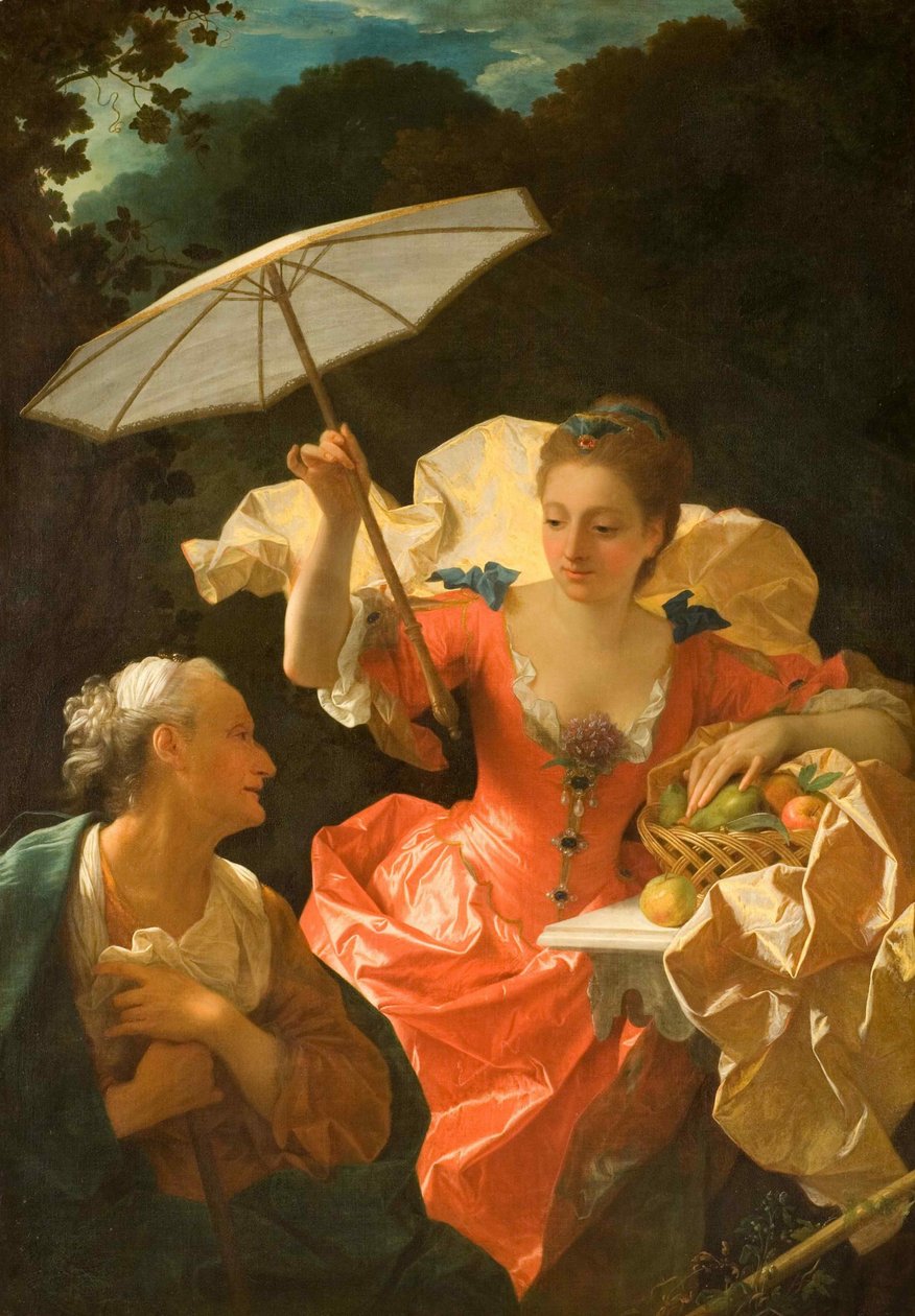 Vertumnus a Pomona, asi 1710-1722. od Jean Ranc