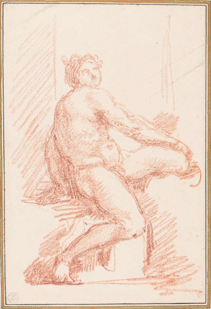 Ignudo ze stropu Sixtinské kaple od Jean Robert Ango