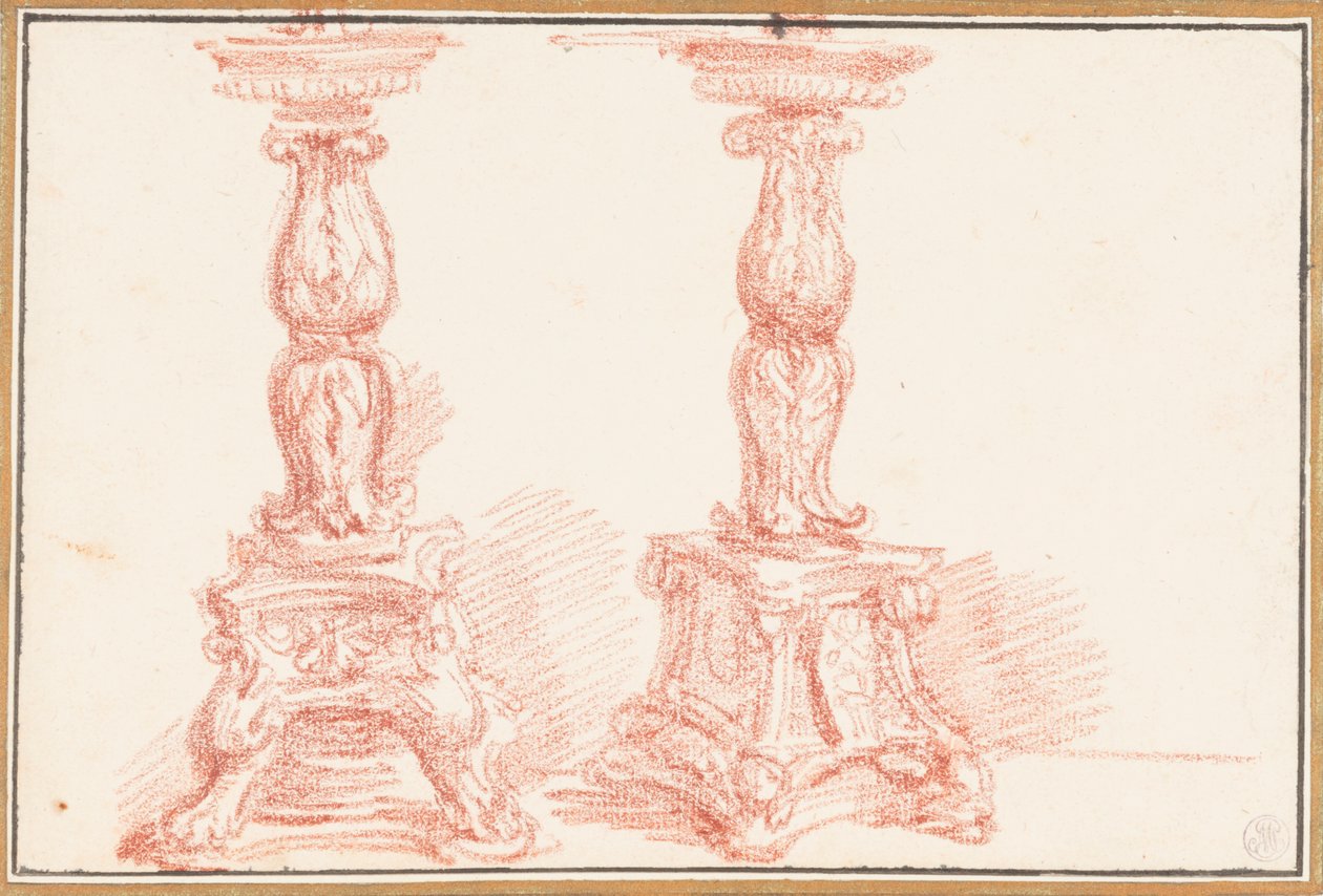 Study of candelabras   1302050   cs       czech Successfully Translated  Original: Study for figure of Abundance in the mural, Science Revealing the Treasures of the Earth, at the State Capitol building in Harrisburg, Pennsylvania Translat: Study for figur od Jean Robert Ango