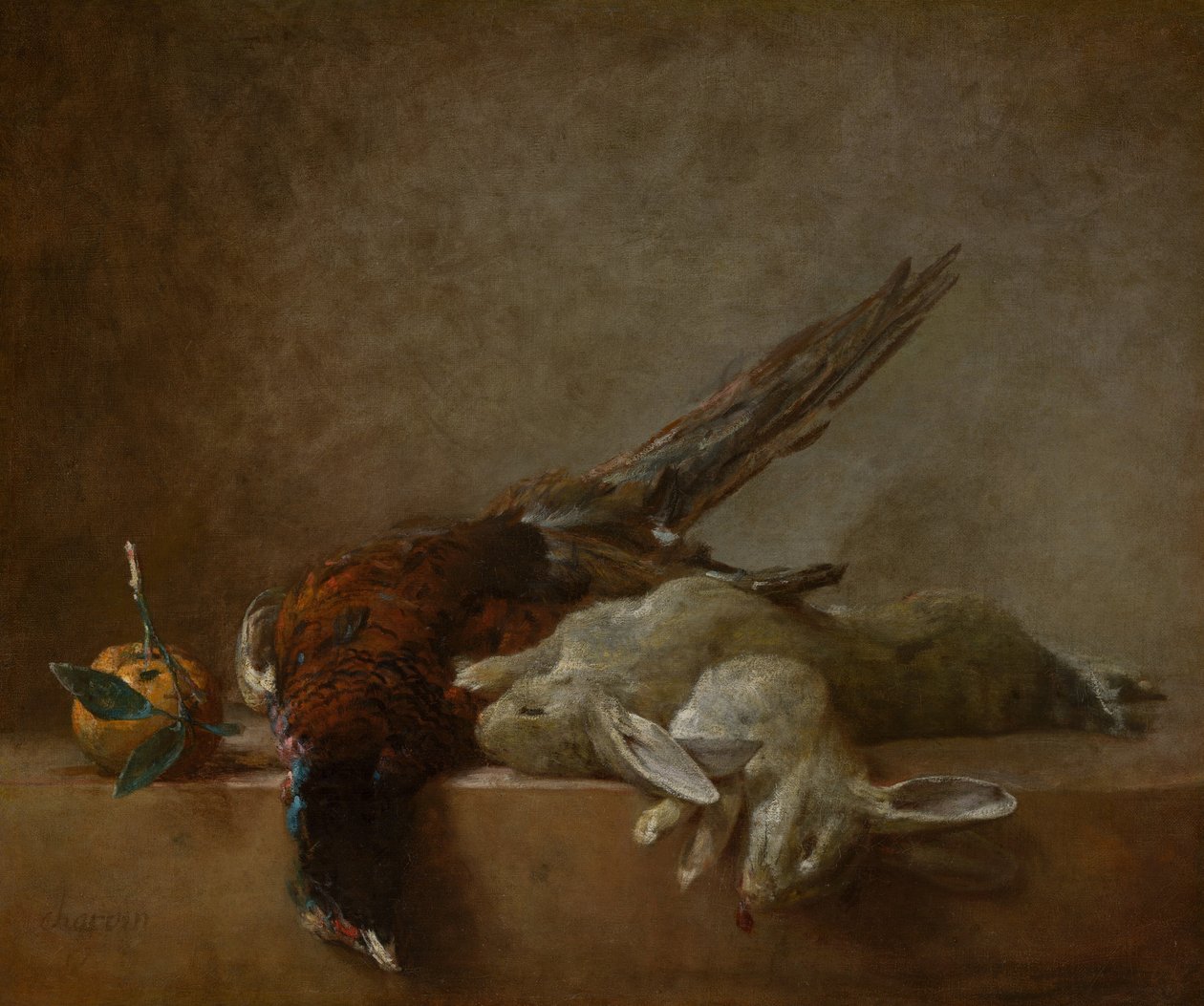 Zátiší s hrou od Jean Baptiste Simeon Chardin