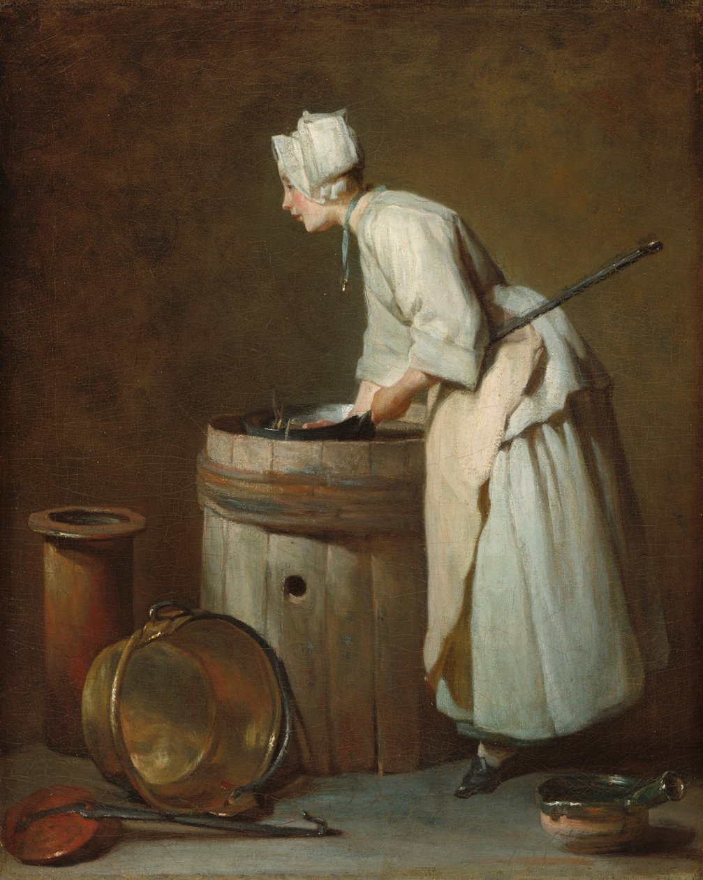 Služka ze Scullery od Jean Baptiste Simeon Chardin