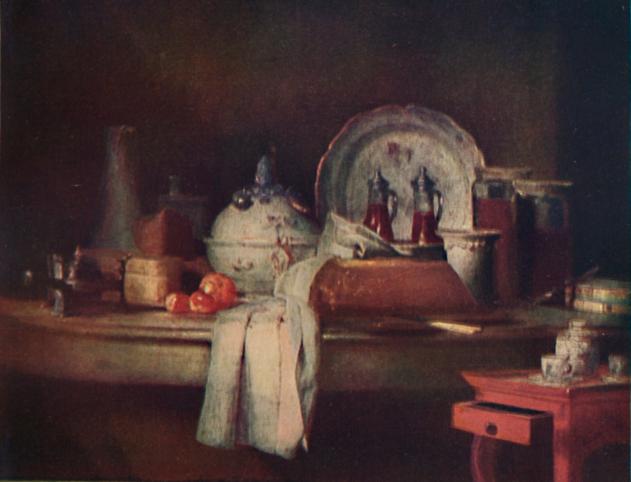 Zátiší, 18. století, 1911 od Jean Baptiste Simeon Chardin
