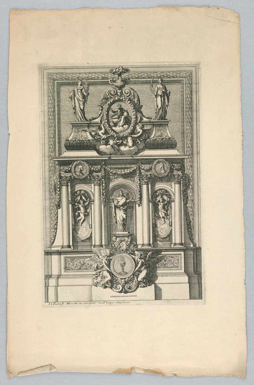 Design pro Tabernacle, od "Tabernacles" od Jean le Pautre