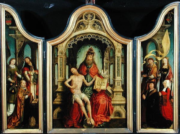 Triptych Nejsvětější Trojice, 1513-18 od Jean the Elder Bellegambe