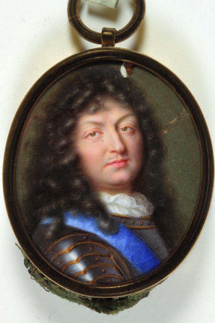 Ludvík XIV (smalt) od Jean the Elder Petitot