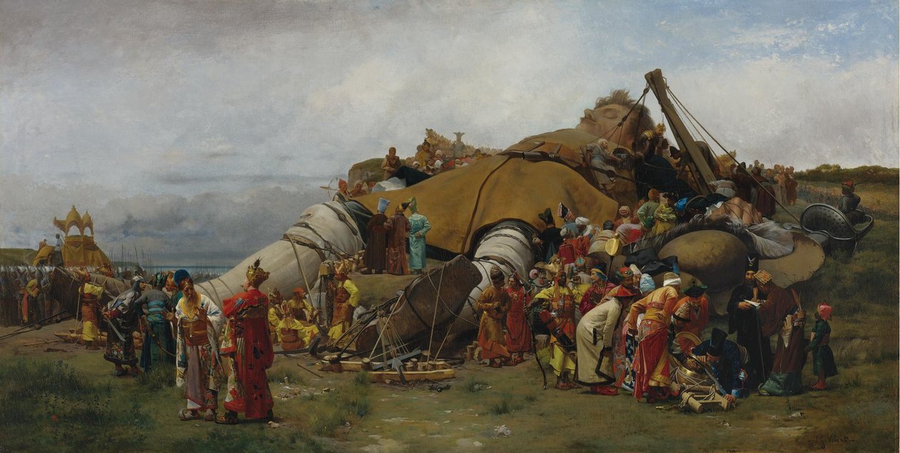 Gulliver a liliputáni od Jehan Georges Vibert