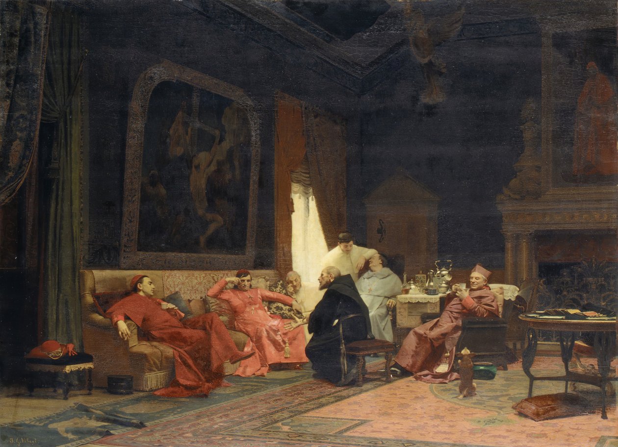 The Missionarys Adventures, ca. 1883. od Jehan Georges Vibert