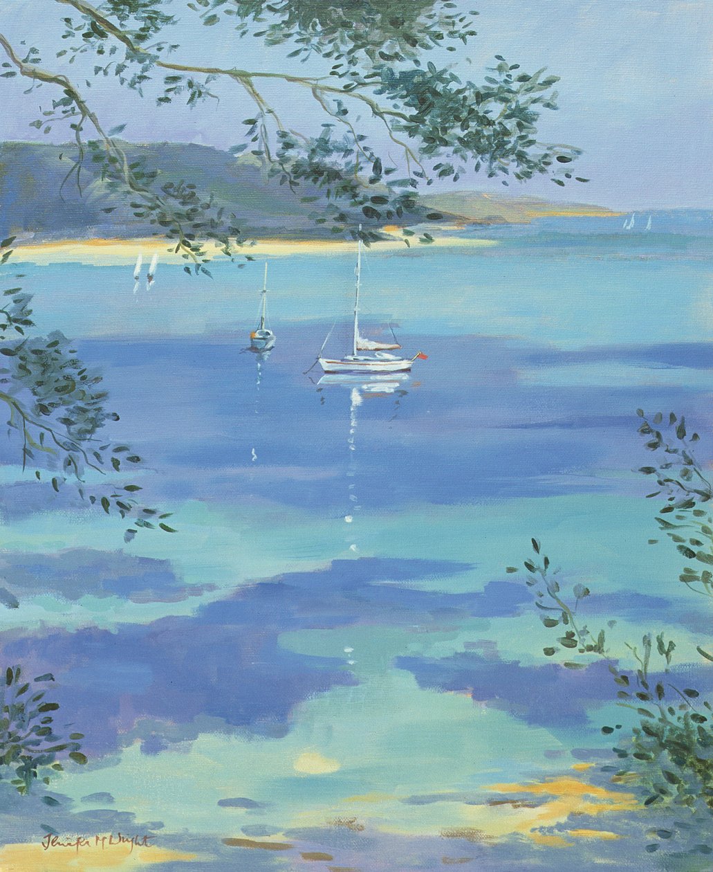 Kotvící jachta – Perfect Day, 2000 od Jennifer Wright