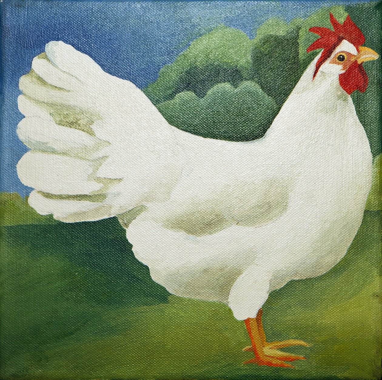 Kohout, 2013 (akryl na plátně) od Jennifer Abbott