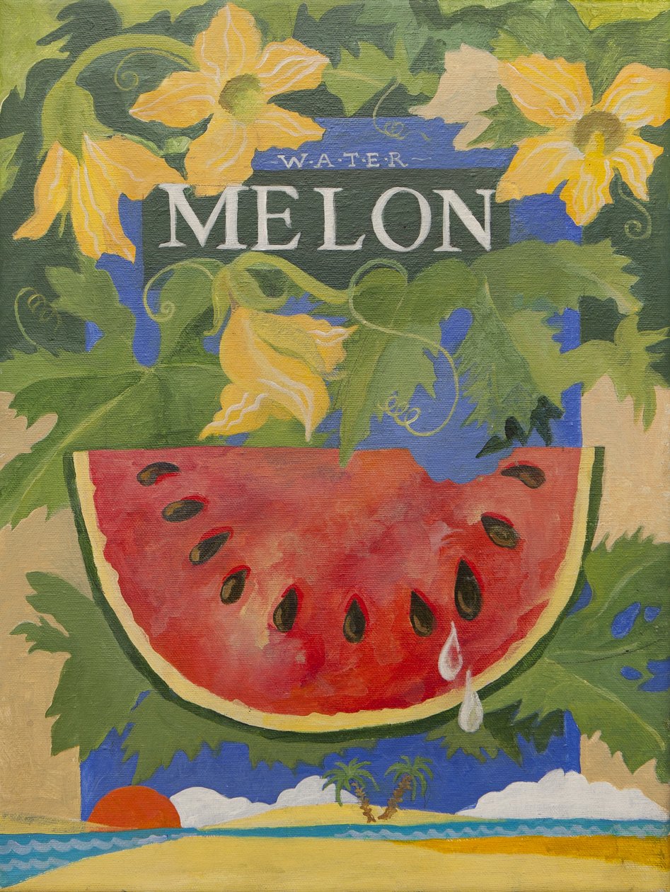 Meloun (akryl) od Jennifer Abbott