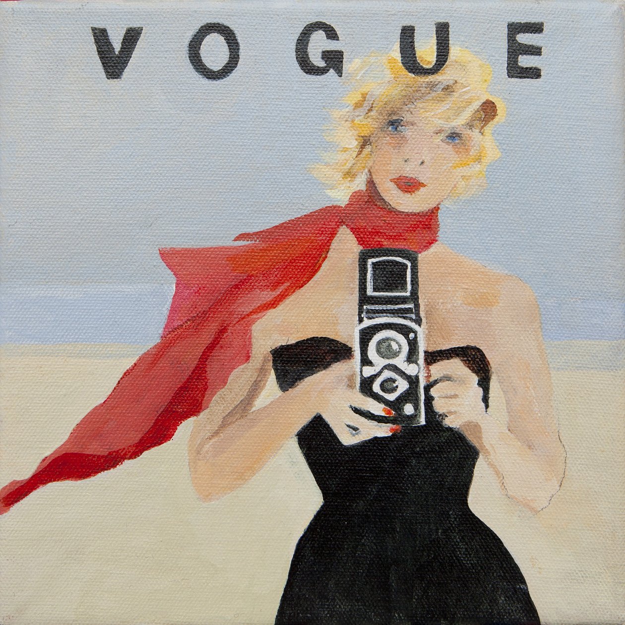 Obálka Vogue (akryl) od Jennifer Abbott