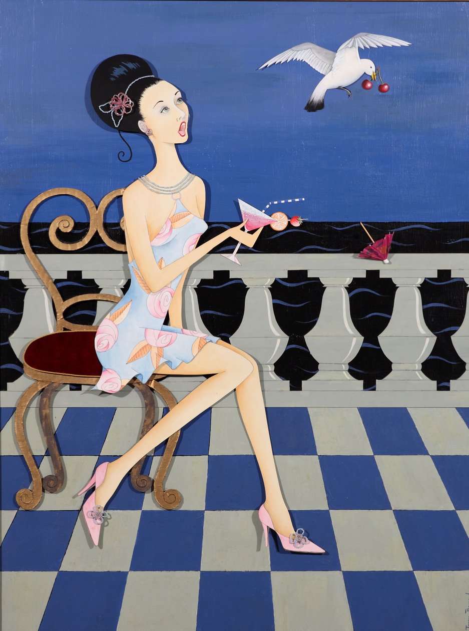 Thief, 2008 (akryl na palubě) od Jenny Barnard