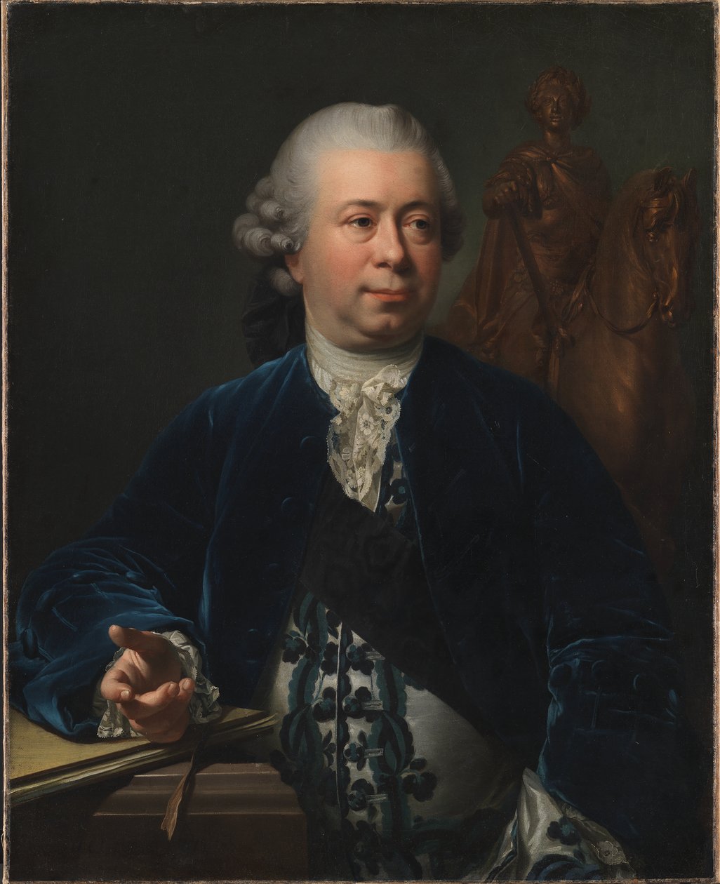 Sochař Jacques-Francois-Joseph Saly od Jens Juel