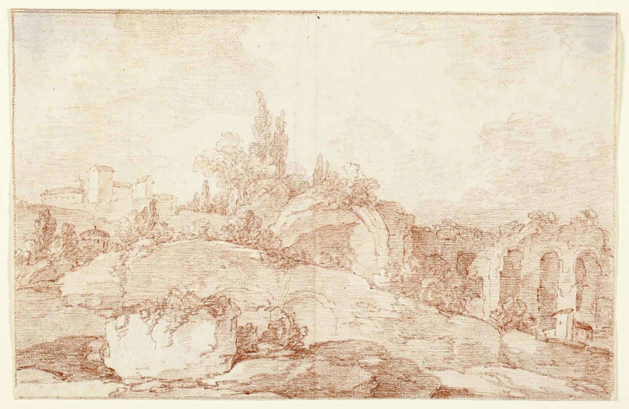 Krajina italské Campagna od Jens Petersen Lund