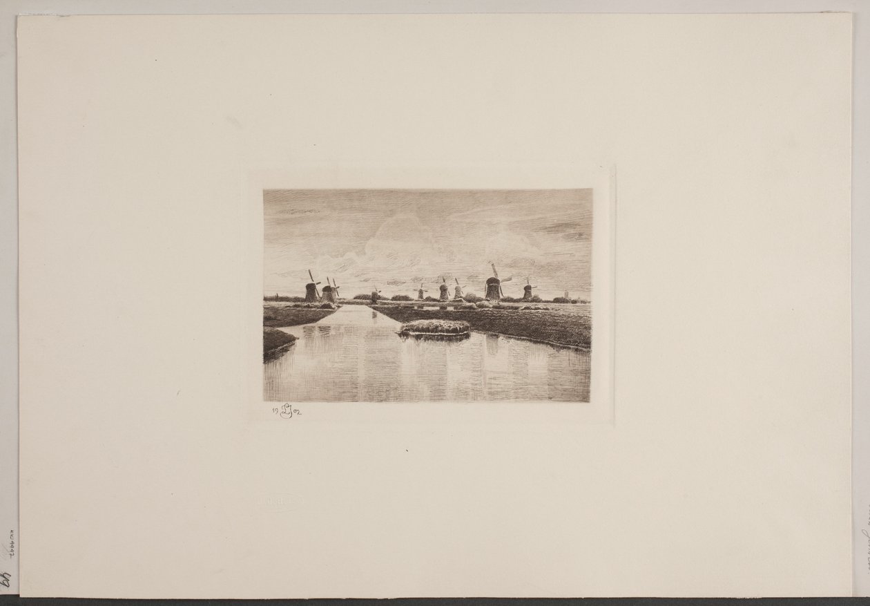 Ved Kinderdijk v Holandsku od Jensen