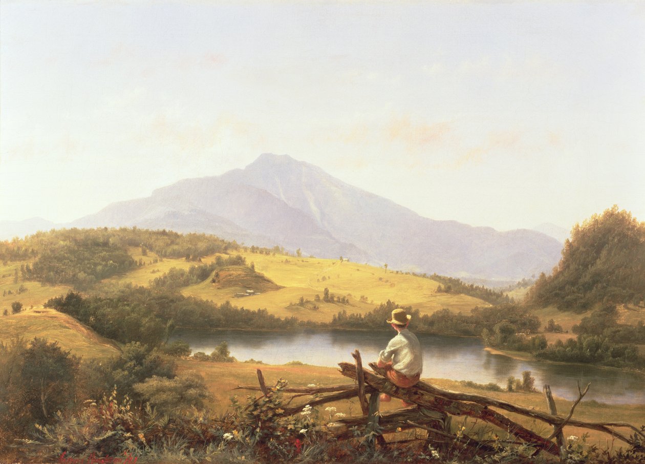 Mount Mansfield, Vermont, 1861 od Jerome Thompson