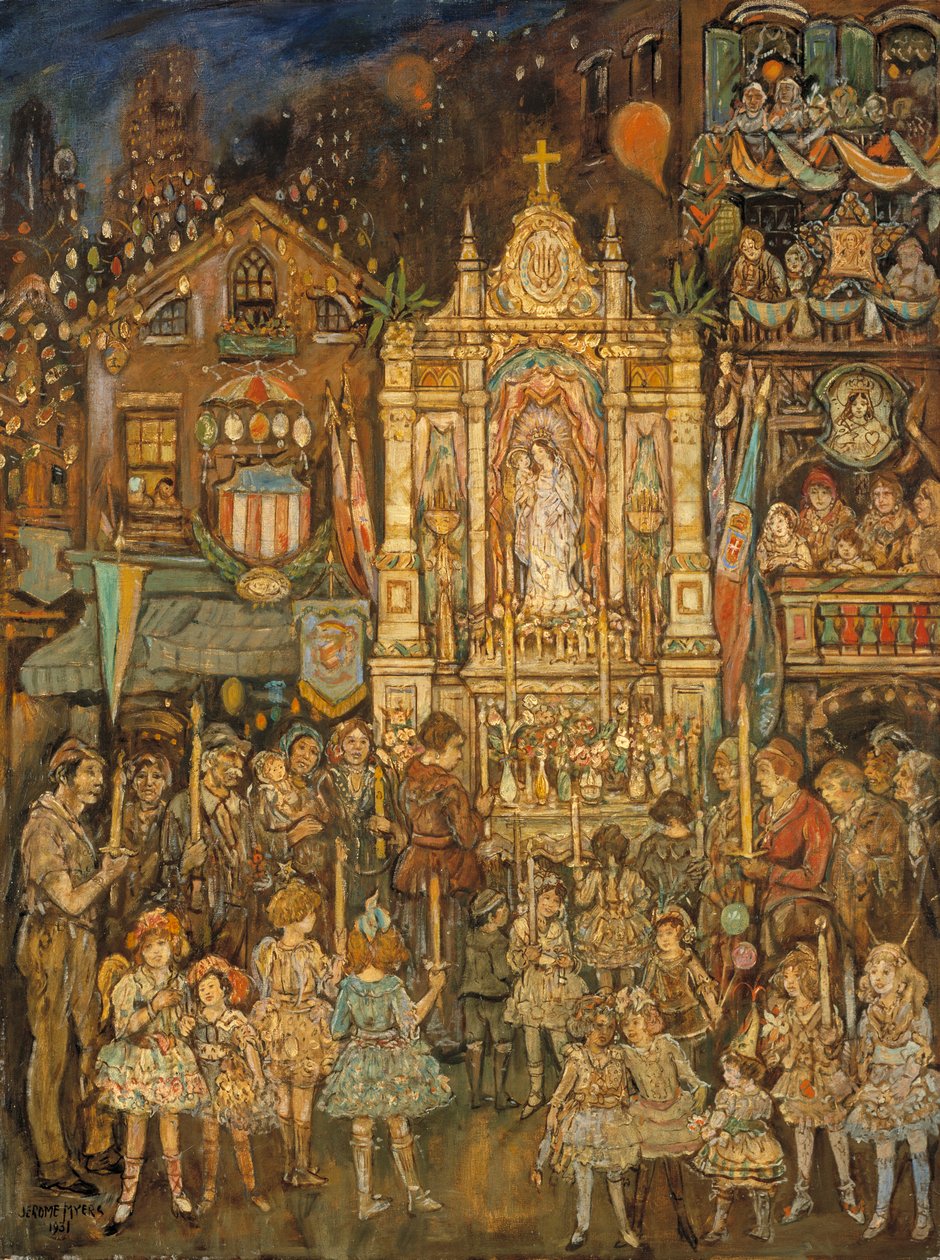 Pouliční svatyně, 1931. od Jerome Myers