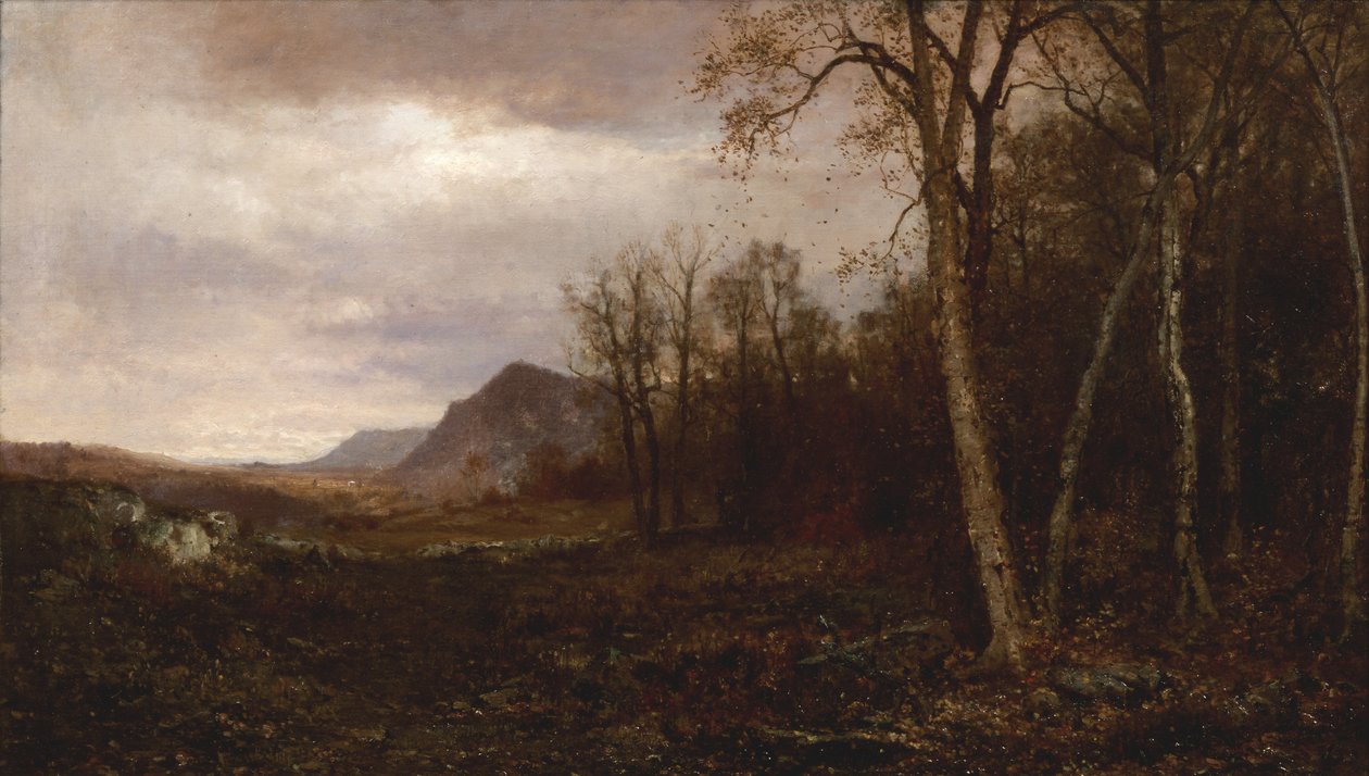 Over The Hills and Far Away, 1878 od Jervis McEntee