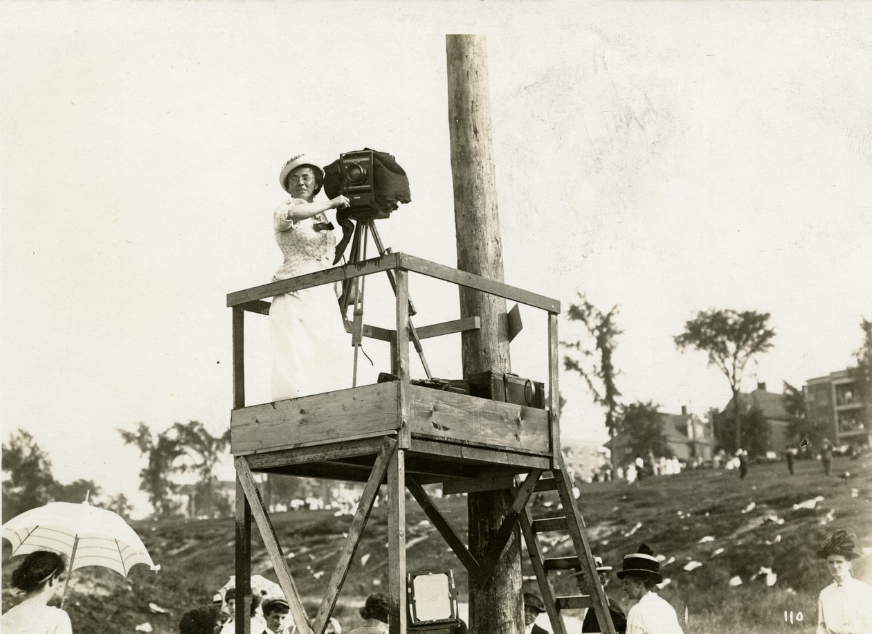 Beals při práci, kolem 1905-40 od Jessie Tarbox Beals