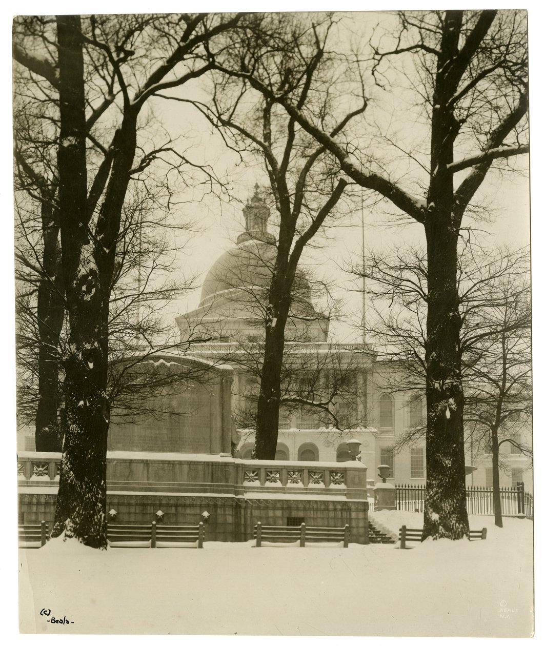 Boston, USA, cca 1902-10 (želatinová stříbrná fotografie) od Jessie Tarbox Beals