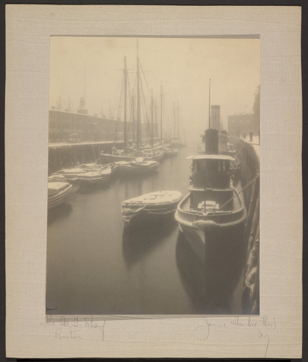 Přístaviště Old T. Wharf, Boston od Jessie Tarbox Beals