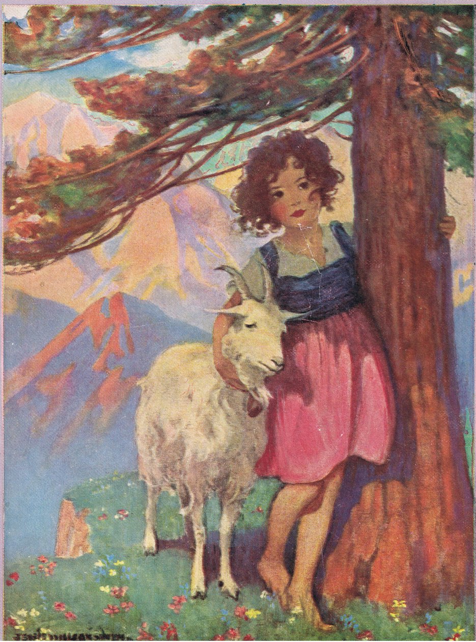 Heidi (barevné lito) od Jessie Willcox Smith