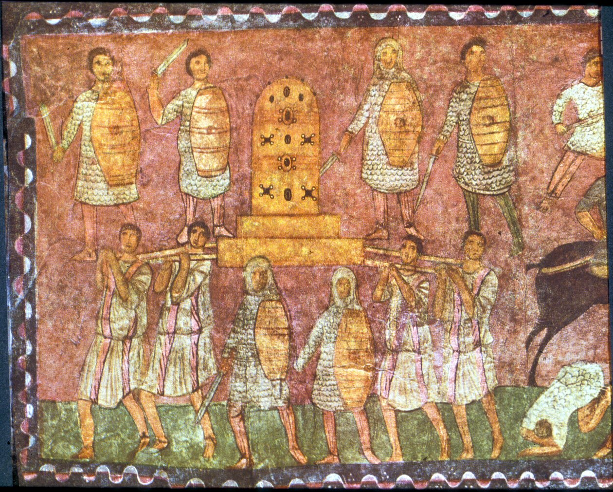 Bitva o Eben-Ezer (tempera na omítce) od Jewish School