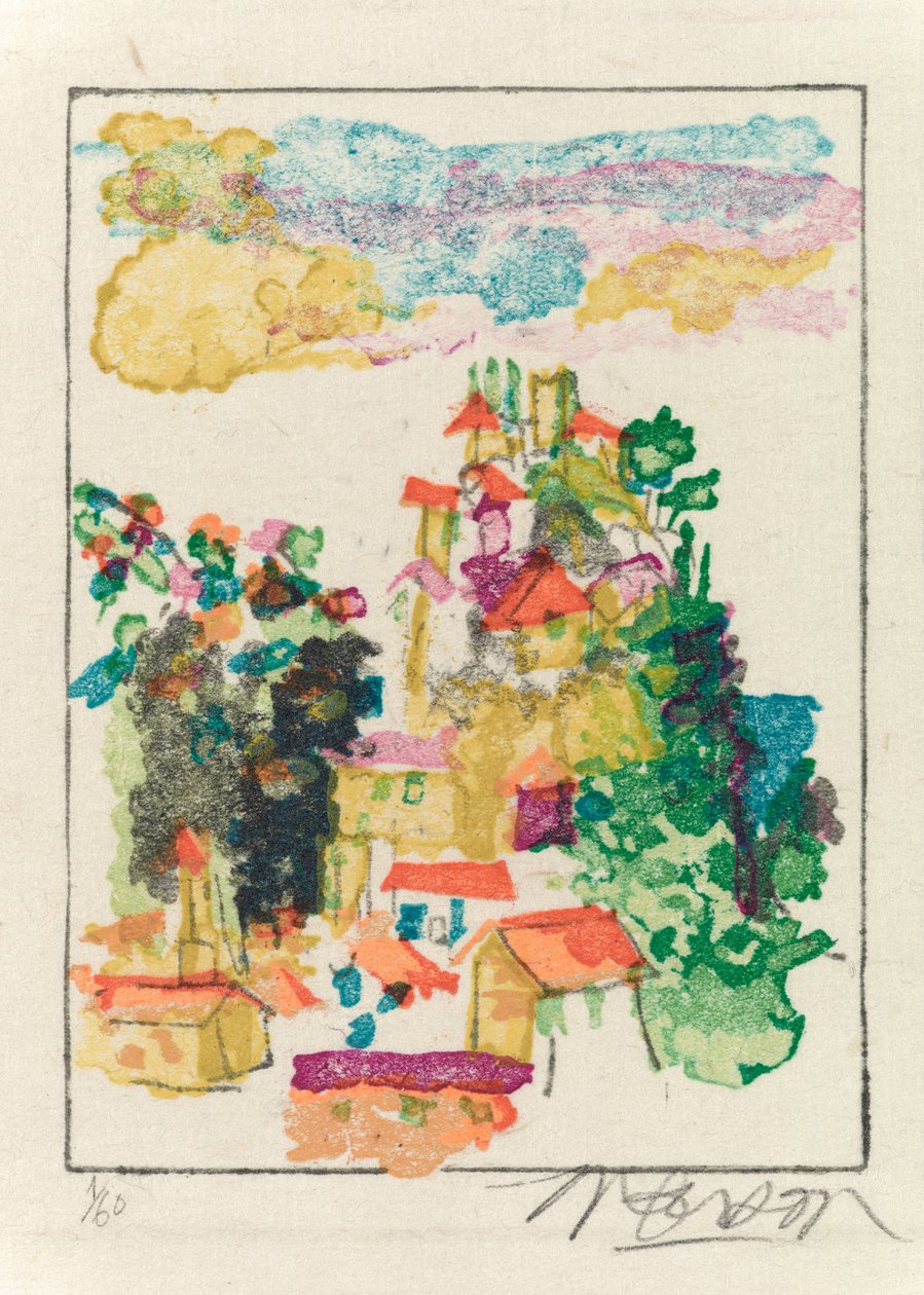 Petit Tourrette, 2009 (dřevořez) od Jim Monson